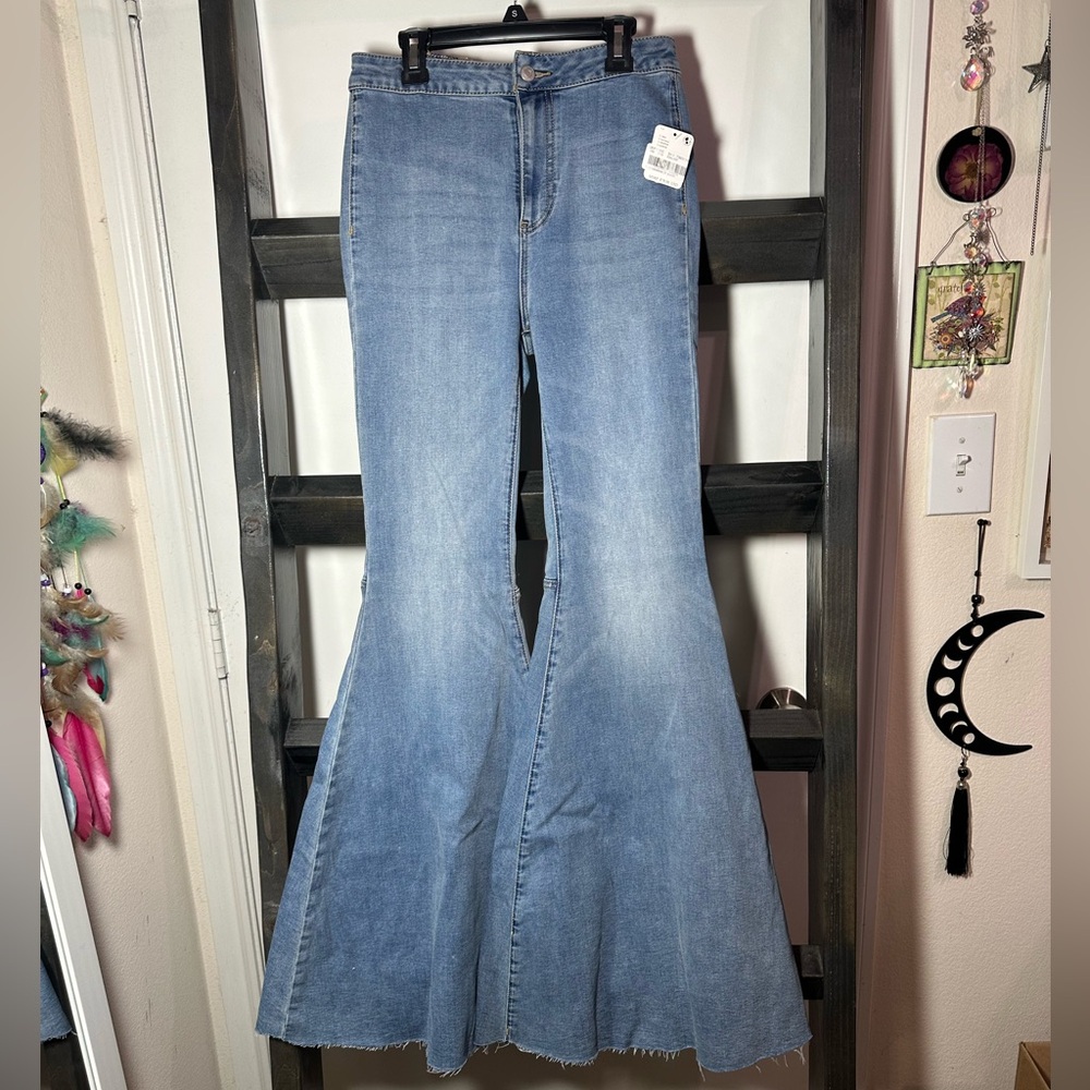 We The Free Light Blue Flare Jeans